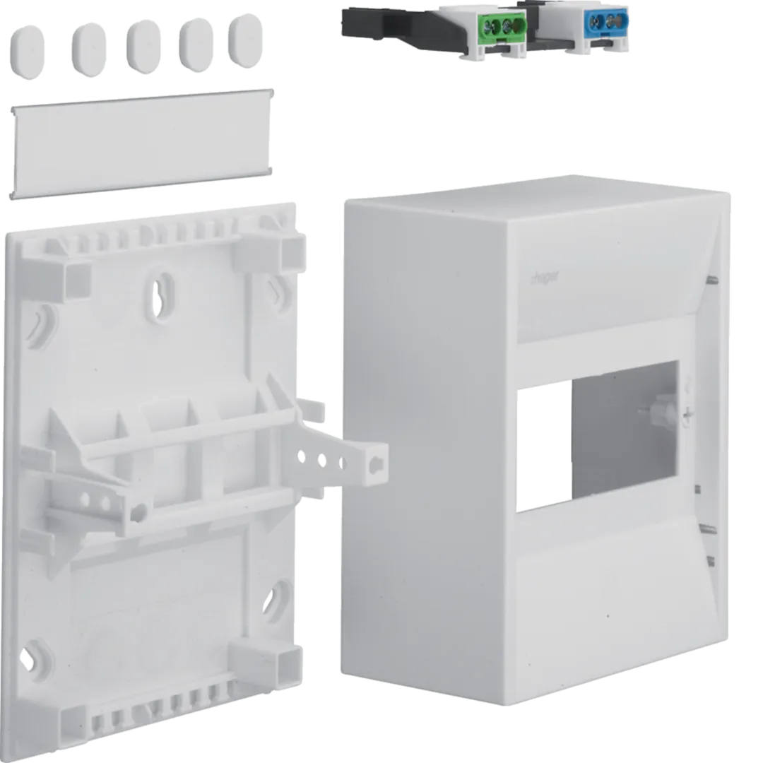 Hager Kapsling gamma utanpåliggande IP30 - Mod 6