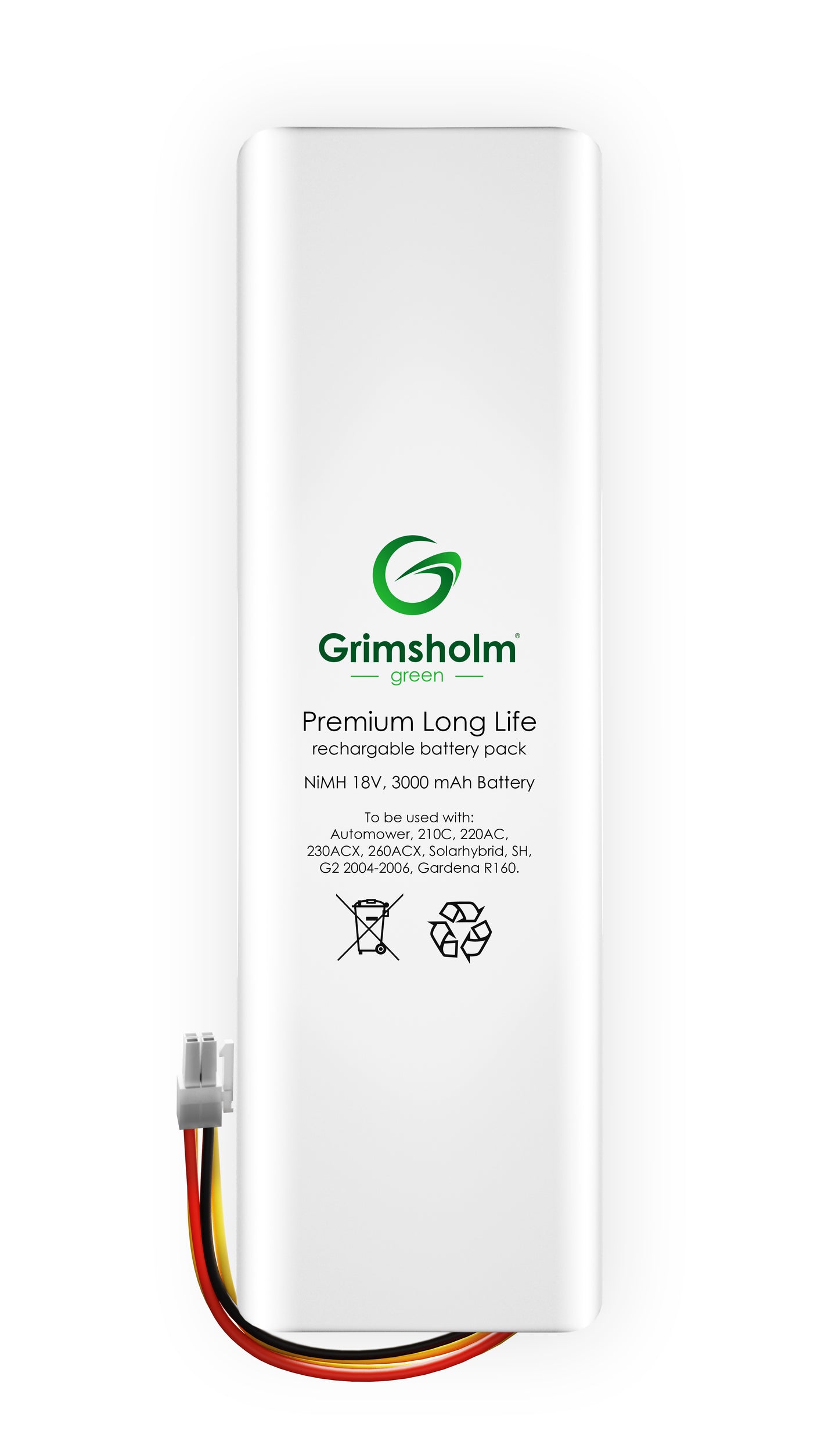 Batteri till Automower 210, 220 m fl. 3000 mAh NiMH