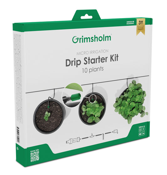 Mikrobevattning Startkit - Dropp (10 växter)