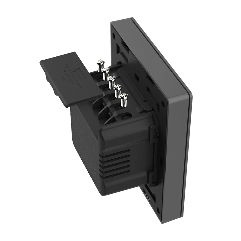 Sonoff M5-2C-80 smart väggströmbrytare Wi-Fi, 2 kanaler, grafit