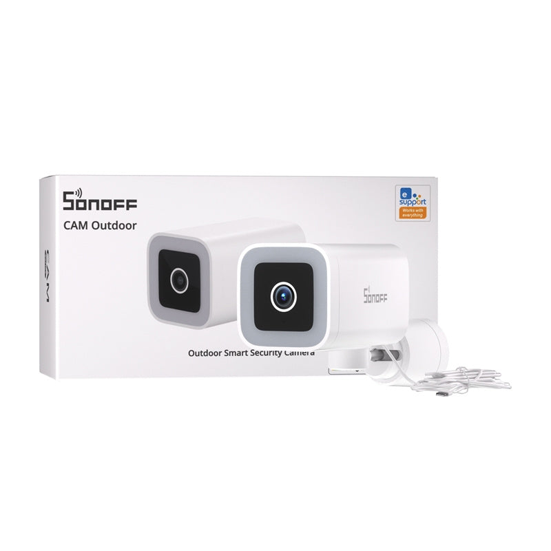 Sonoff CAM-B1P 2K utomhuskamera med WiFi, 180° vridning och IP65