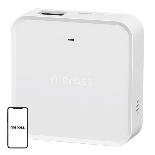 Meross MSH450MA Matter-hubb med Wi-Fi, Ethernet och 110 dB larm