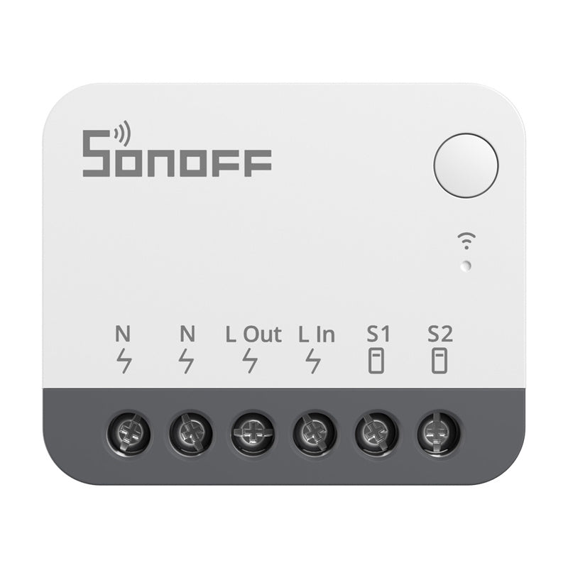Sonoff ZBMINIR2 smart Zigbee-minibrytare för dosmontage
