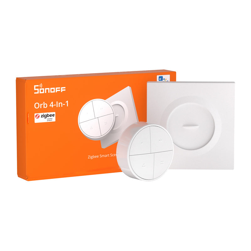 Sonoff SNZB-01M trådlös Zigbee-knapp med fyra tryckknappar