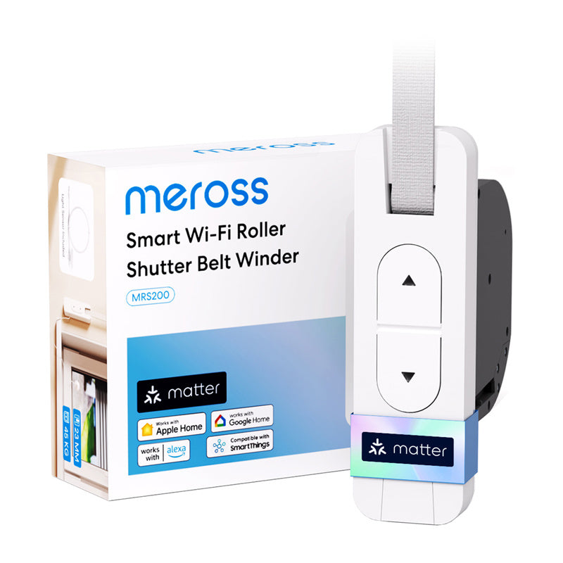 Meross MRS200MA-EU smart bandupprullare för rulljalusi med Wi-Fi och Matter