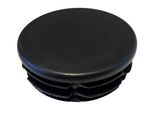 Stolphatt / täcklock svart för 60mm stolpe