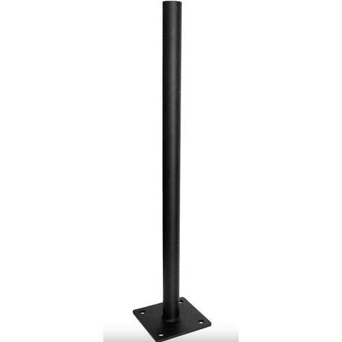 Stolpe med fästplatta 160cc 1100mm Svart