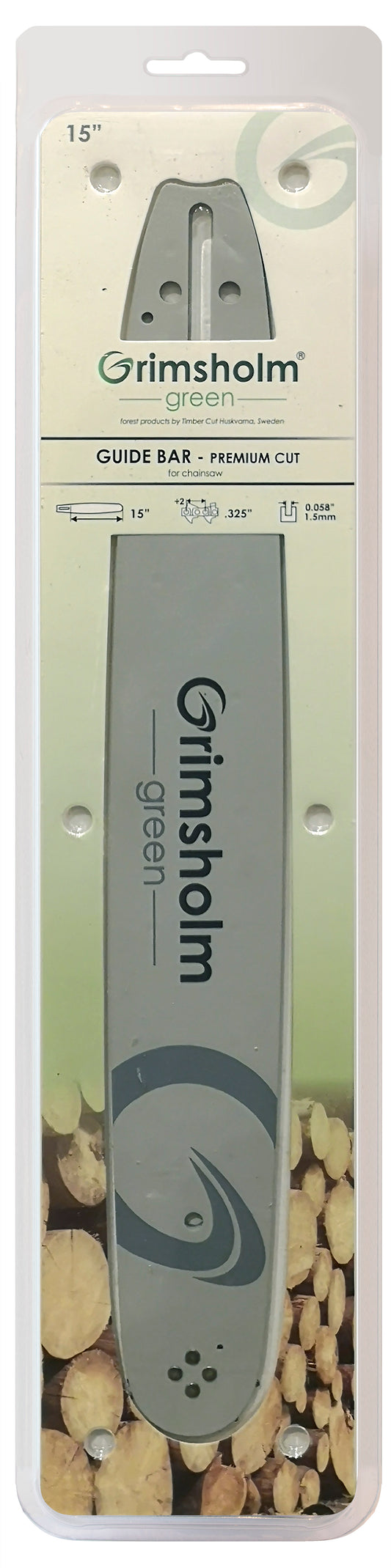 Motorsågssvärd Premium Cut 15" .325" .058"/1.5mm (för Husqvarna)