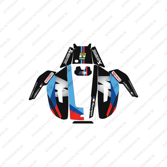BMW Safety Car – Sticker for Mammotion Robotic Lawn Mowers Exact Designs