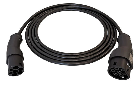 Metron Laddkabel 20 A 13,8 kW 10 m med Tesla öppningsknapp