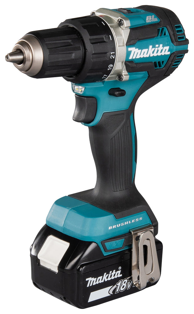 Makita DDF484RTJ 18V LXT Borrskruvdragare 54 Nm – Kit 2×5,0Ah + laddare + Makpac2 – produktbild 3