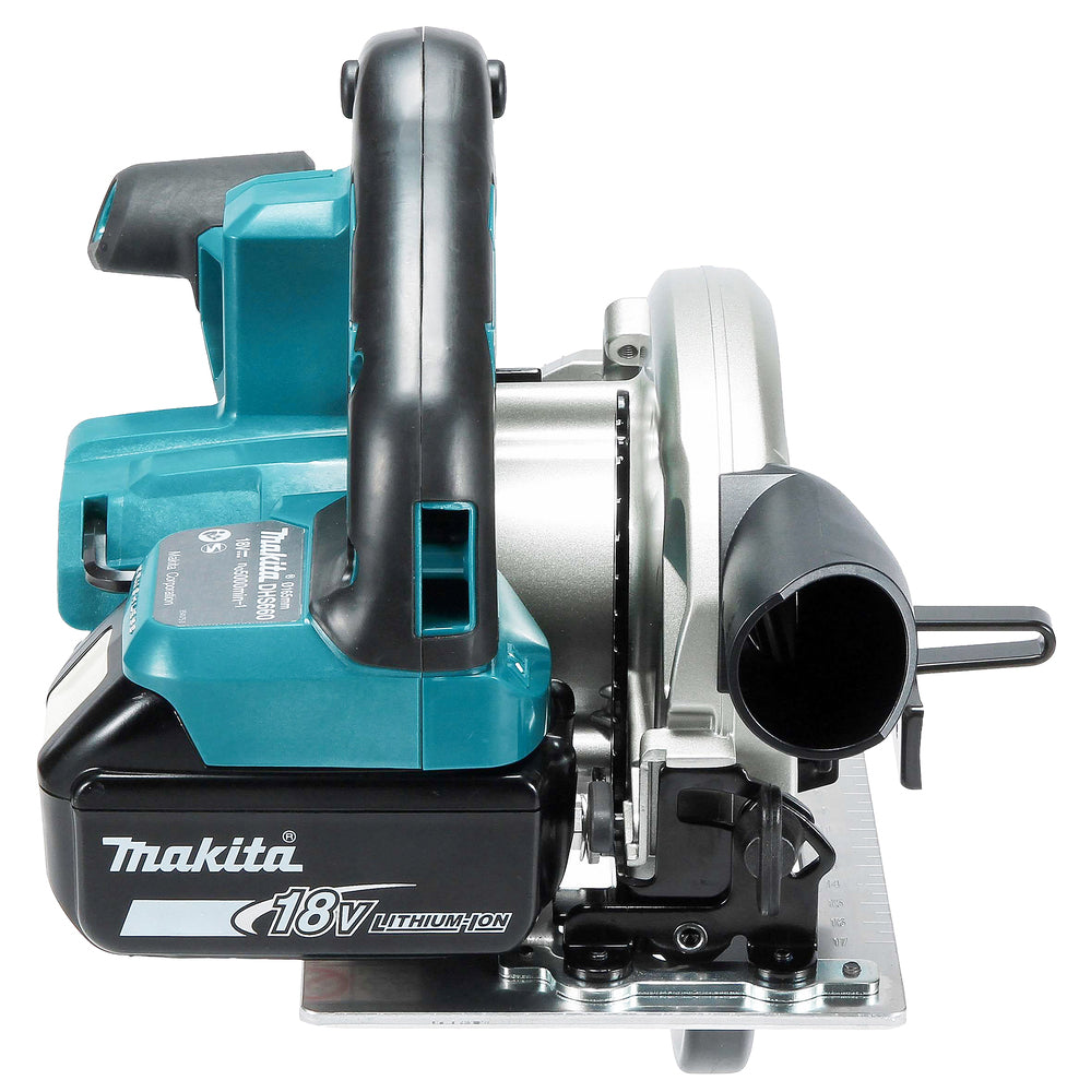 Makita DHS660ZJ 18V LXT Cirkelsåg 165 mm sedd ovanifrån