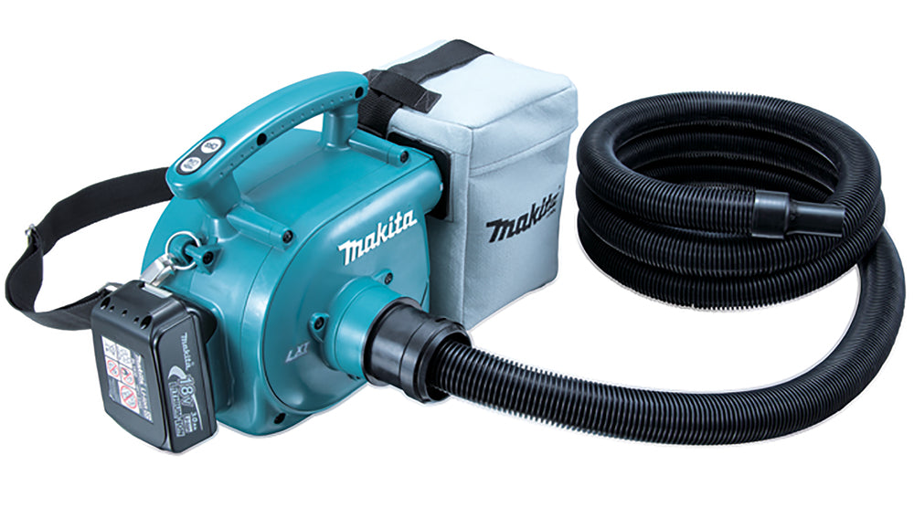 Makita DVC350Z 18V LXT Bärbar spånsugare 3 L med axelrem – Solo (utan batteri) – produktbild 3