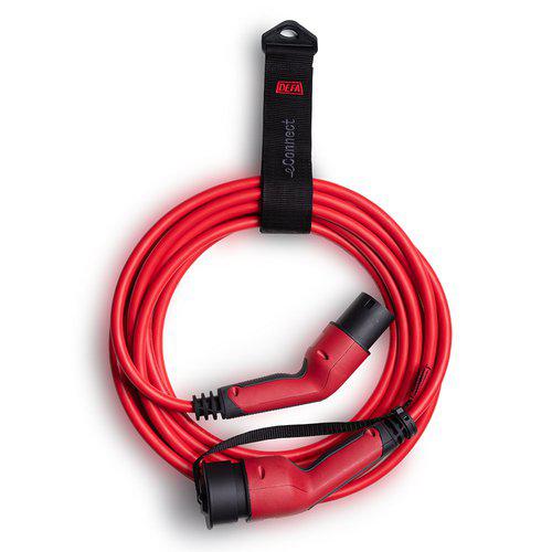 eConnect Laddkabel Röd 20A 13,8kW 7,5M