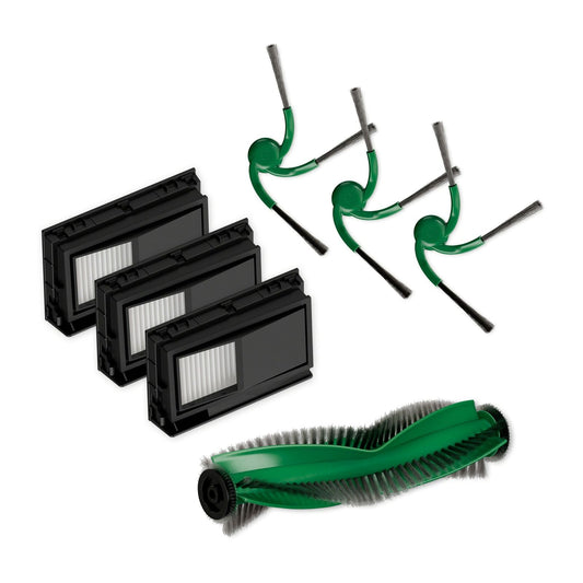iRobot originalunderhållskit till Roomba Combo 415, 515 och 575 – huvudborste, tre sidoborstar och tre filter