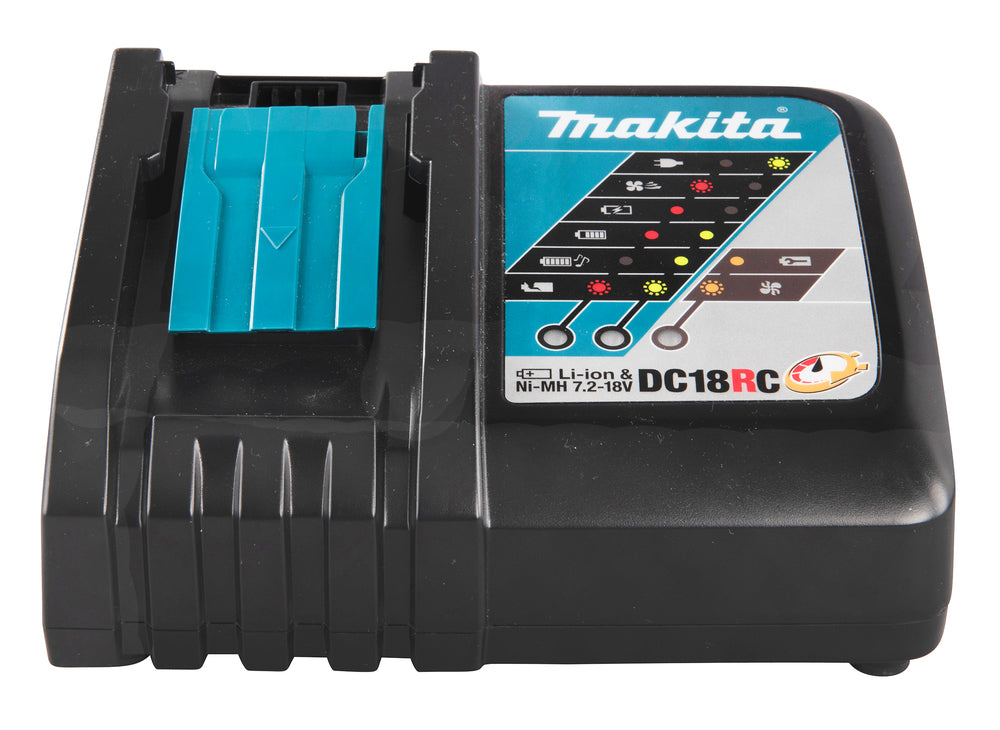 Makita DTW300Z + BL1860B + DC18RC – Slagskruvdragare Komplett Paket