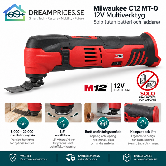 Milwaukee C12 MT-0 12V multiverktyg