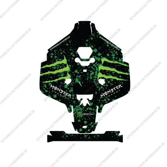 Monster Energy – Nalepka za Mammotion robotske kosilnice Exact Designs