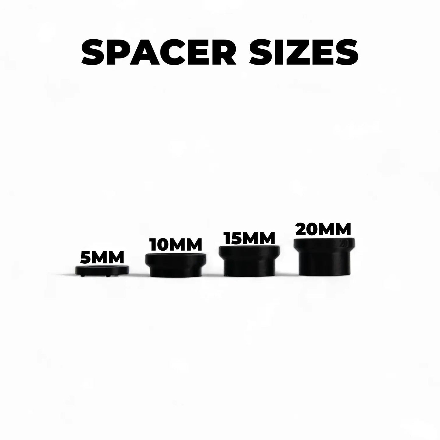 Mowing Height Adjustment Spacers for Mammotion Luba & Yuka - Exact Designs
