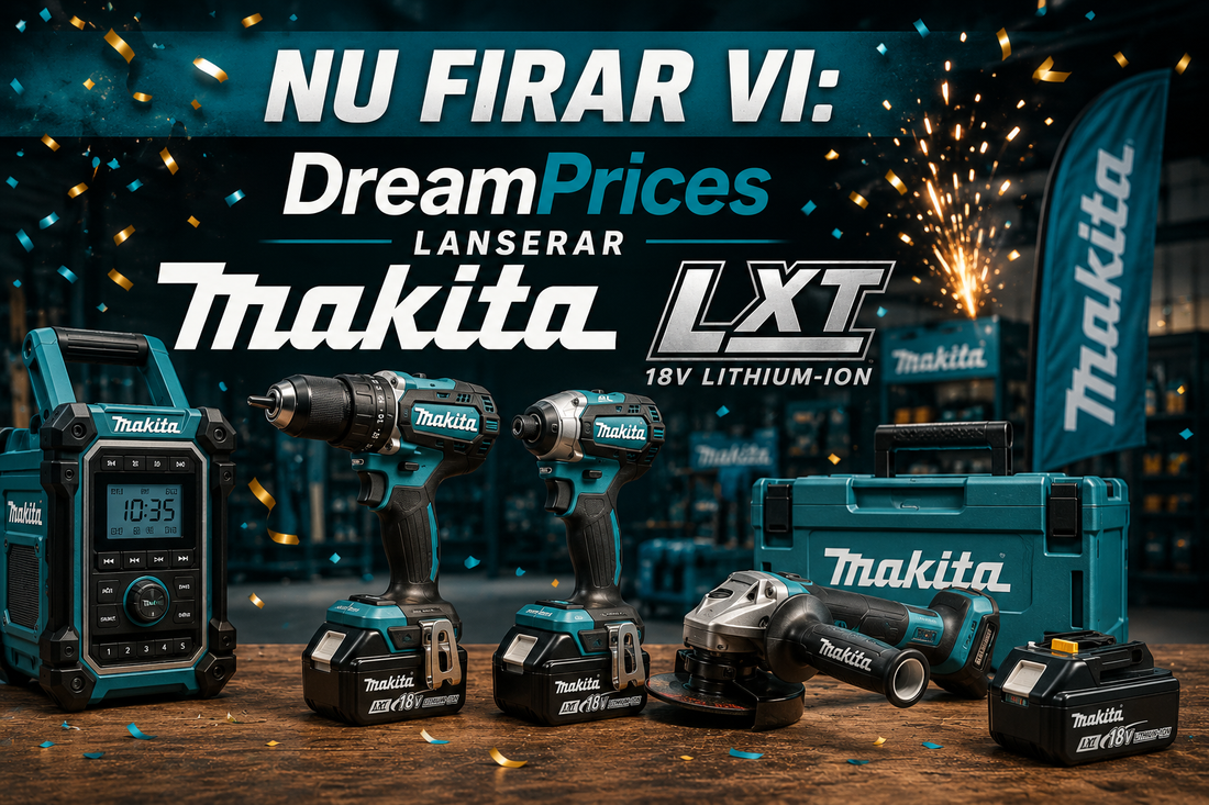 Nu firar vi: DreamPrices lanserar Makita LXT