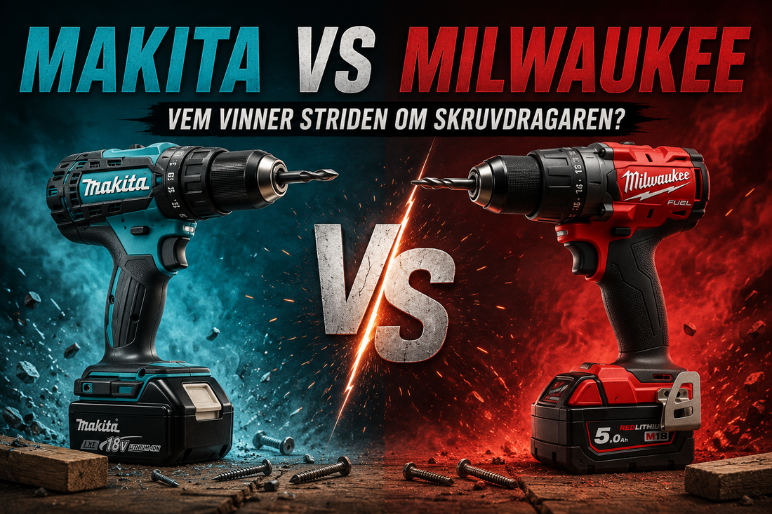 Makita eller Milwaukee? Vi jämför skruvdragarna