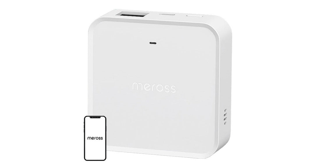 Meross MSH450MA smart hubb med app, navet i det nya smarta hem-sortimentet