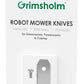 Knivar till Greenworks, Powerworks, Cramer, 9-pack