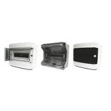 Kapsling IP65 1x12 moduler med rökfärgad dörr