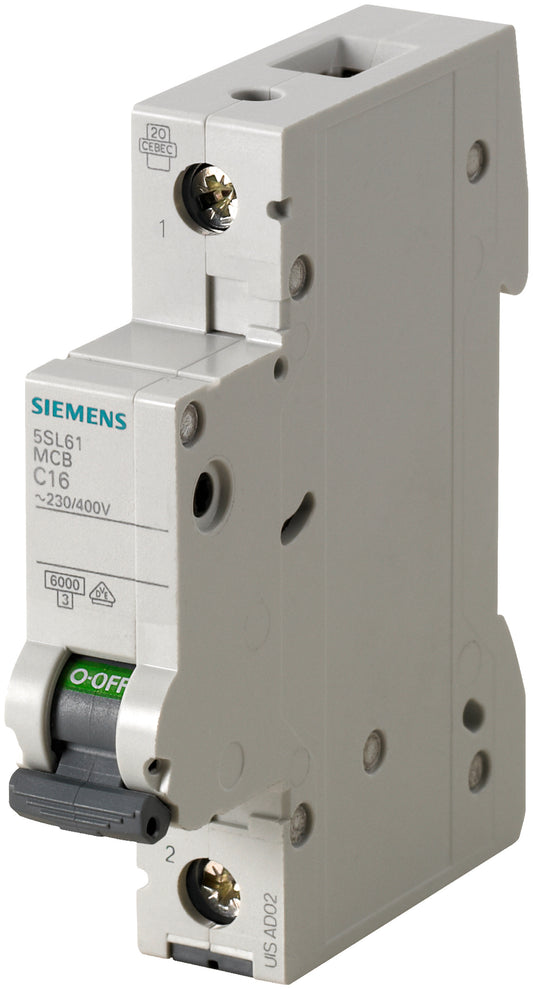 Siemens dvärgbrytare 1-pol 6kA C25