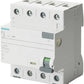 Siemens Jordfelsbrytare typ A, 4-polig, 25A, 30mA, 400V