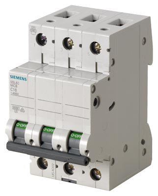 Siemens dvärgbrytare 3-pol 6kA C32