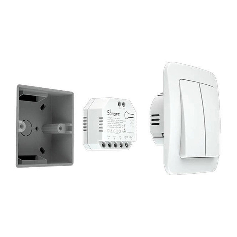 Sonoff Dual R3 smart WiFi-brytare med 2 kanaler och energimätning