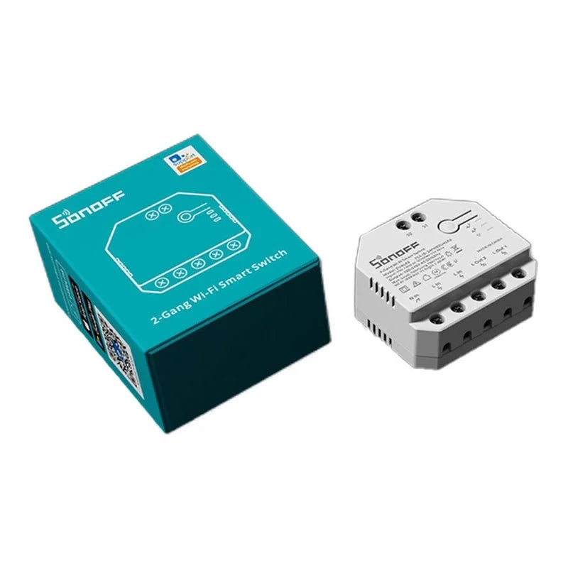 Sonoff Dual R3 smart WiFi-brytare med 2 kanaler och energimätning