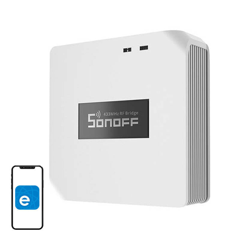Sonoff RF BridgeR2 gateway WiFi till RF 433 MHz
