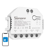 Sonoff Dual R3 Lite smart WiFi-brytare med 2 kanaler för motor och ljus