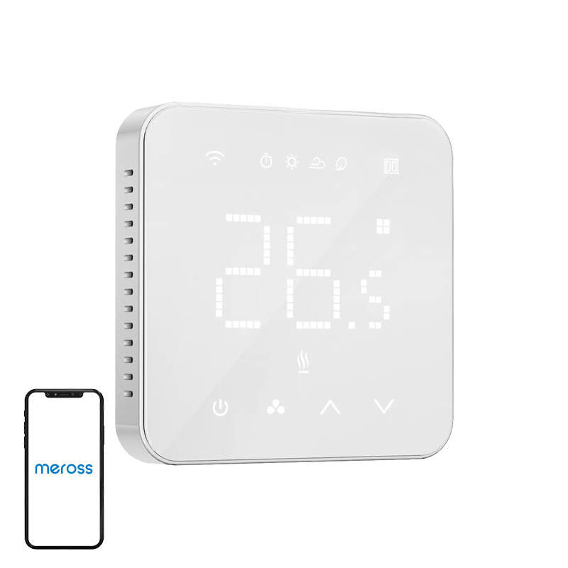 Meross MTS200BHK smart Wi-Fi-termostat för värmesystem, HomeKit