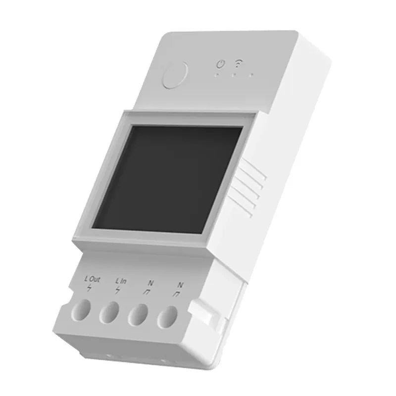 Sonoff POWR320D smart Wi-Fi-relä 20 A med energimätning och display