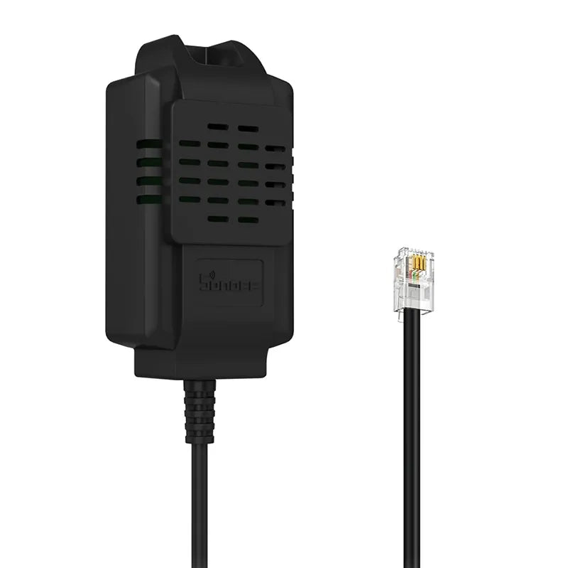 Sonoff THS01 temperatur- och fuktsensor med RJ11-kontakt, 50 cm kabel