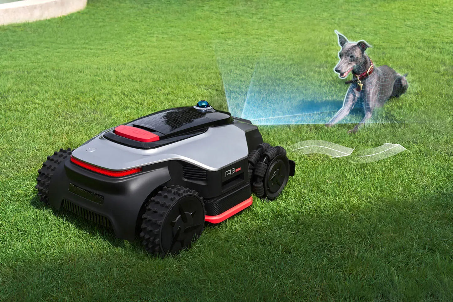 Dreame A3 AWD Pro 5000 Robotgräsklippare utan slinga 5000 m² 4WD LiDAR AI Vision