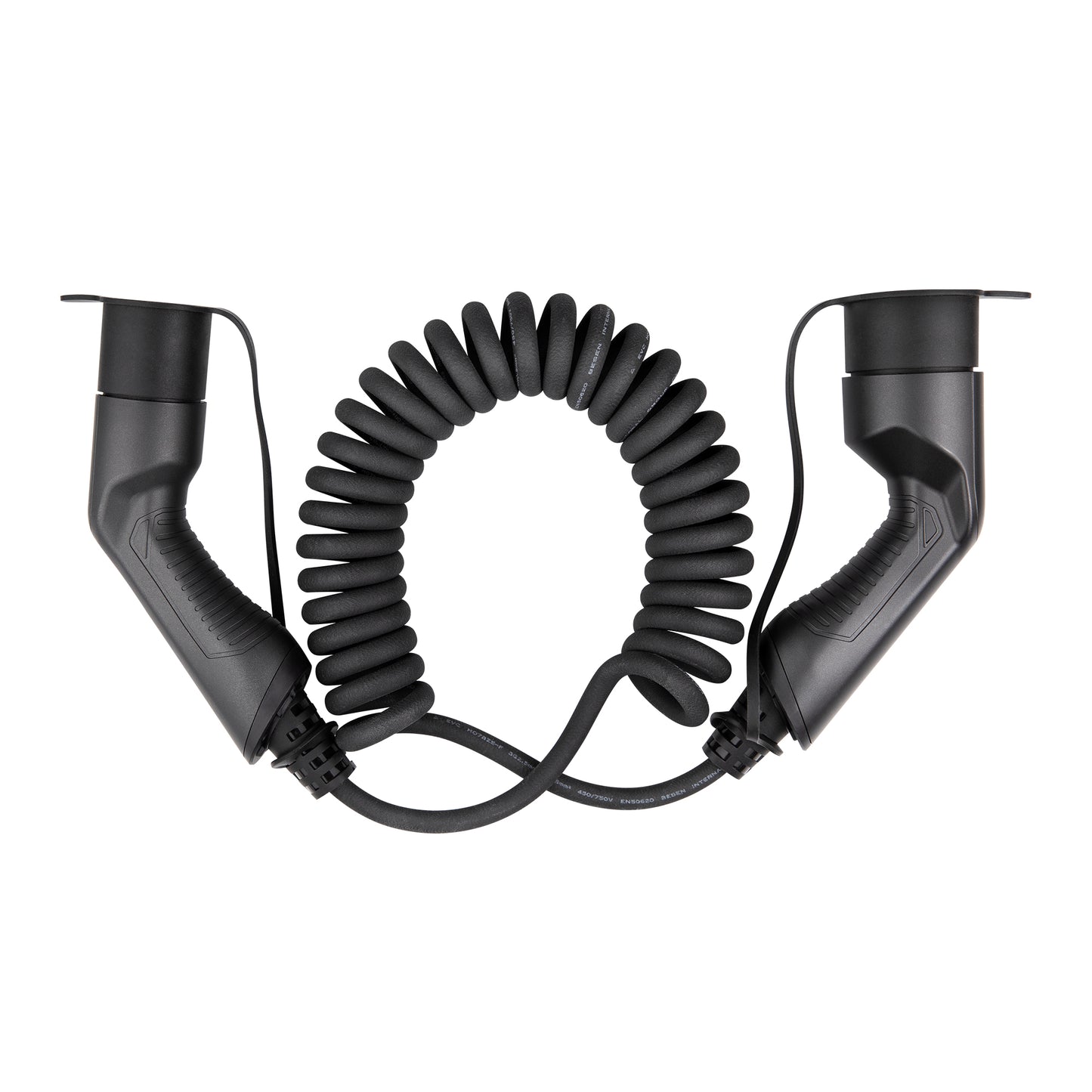 S-Line Laddkabel Typ2 16A 11kW 5M Spiral