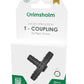 T-koppling 13 mm (1/2"), 2 st