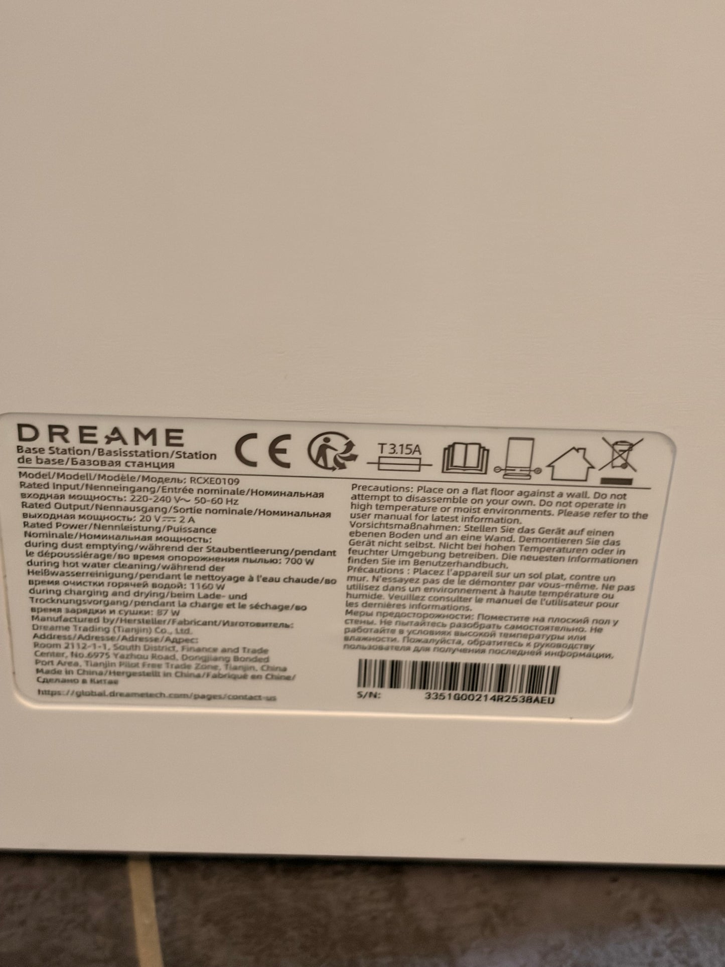 Dreame X50 Ultra - Restore 8/10 Likt Nyskick