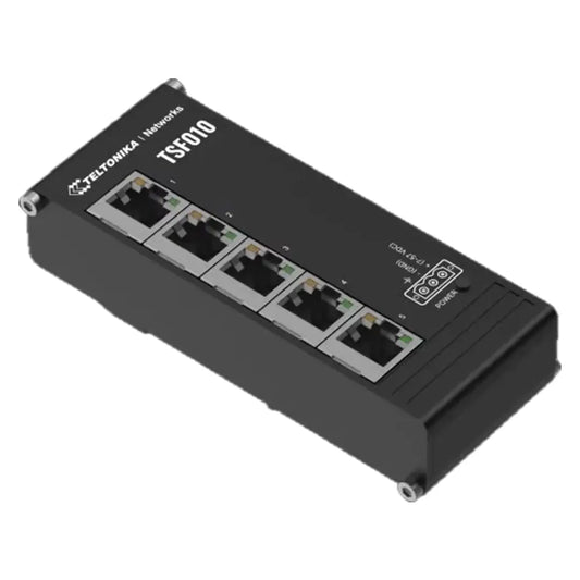 Teltonika TSF010 5xFE DIN Switch, 48V