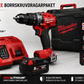 Milwaukee M18 Borrskruvdragarpaket – BLDD2-0X + 5,0Ah Batteri + Laddare