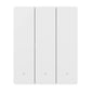 Sonoff M5-3C-80W smart väggströmbrytare Matter, 3 kanaler, för ram, vit