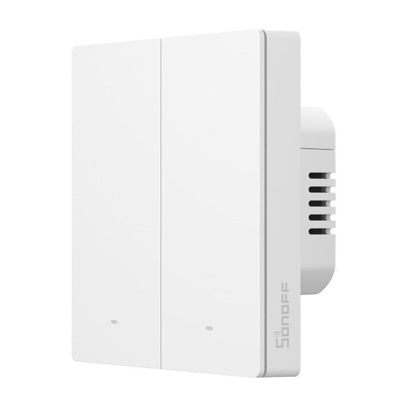 Sonoff M5-2C-86W smart väggströmbrytare Matter, 2 kanaler, vit