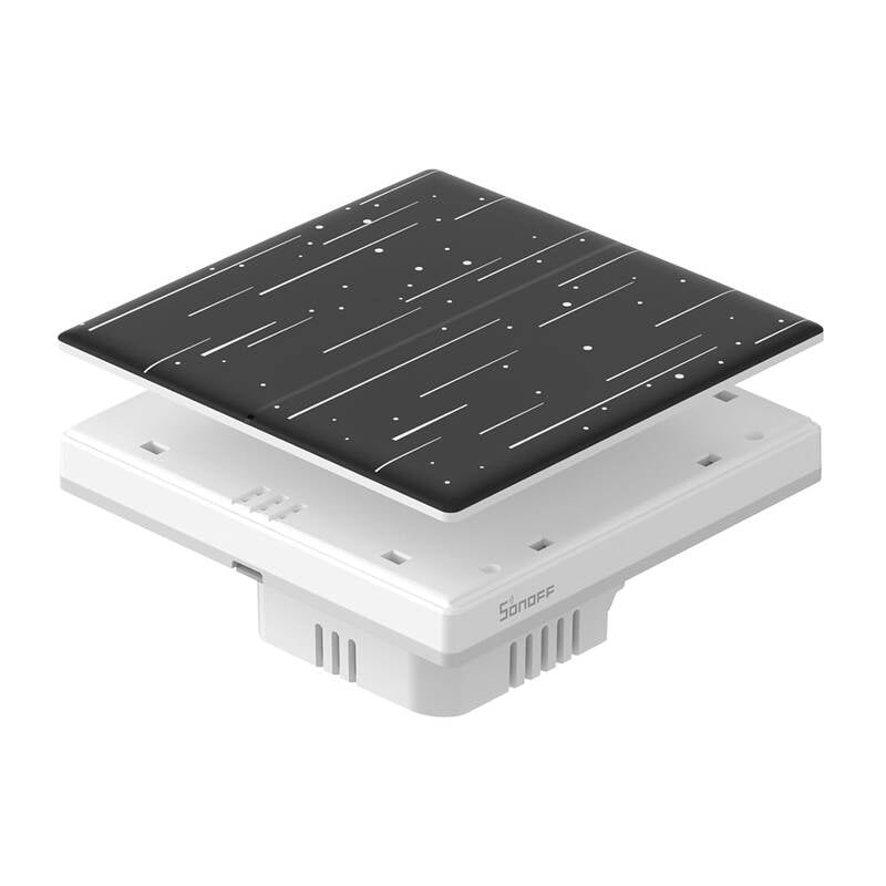 Sonoff T5-2C-86 dekorpanel Star till touchströmbrytare T5 2C