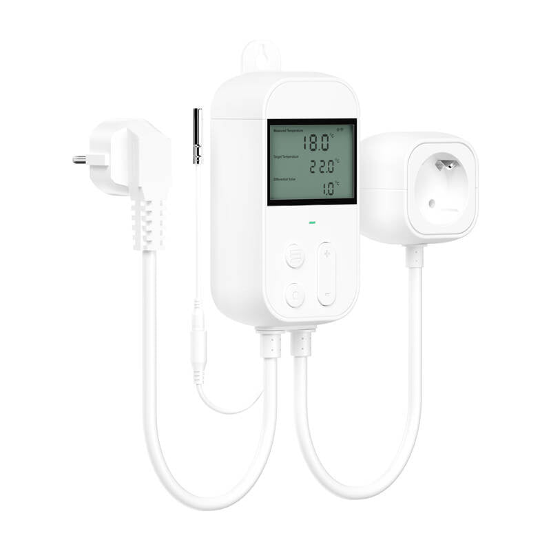 Meross MTS960HK smart termostatuttag med extern givare och HomeKit