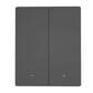 Sonoff M5-2C-80 smart väggströmbrytare Wi-Fi, 2 kanaler, grafit
