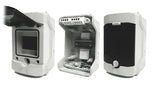 Kapsling IP65 1x4 moduler med rökfärgad dörr